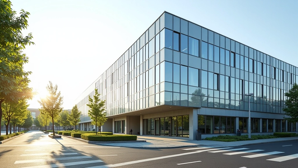 Moderne Regierungsgebäude und Finanzinstitutionen in Berlin